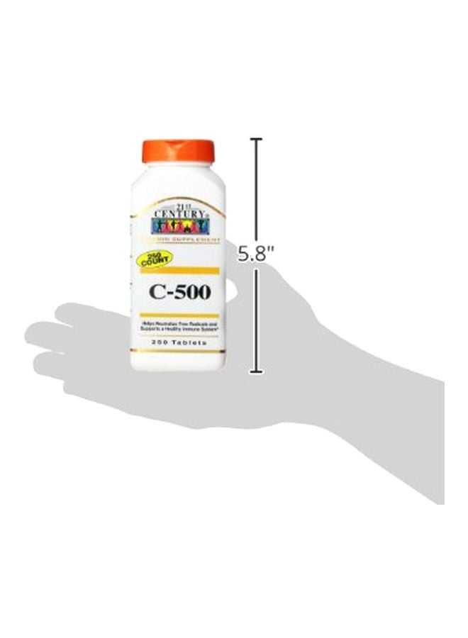 القرن الحادي والعشرون فيتامين سي 500 ملغ مضاد للأكسدة ودعم المناعة 250 قرص - Image 4